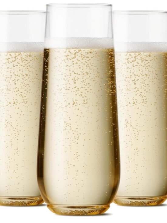 Tossware Other - 🥂 Tossware 9oz Clear Champagne Flutes - 2 Boxes of 12 (24 Total Flutes) 🥂